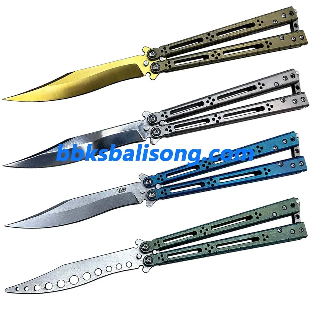 Theone Titanium HOM Basilisk Balisong Clone BBKSbalisong