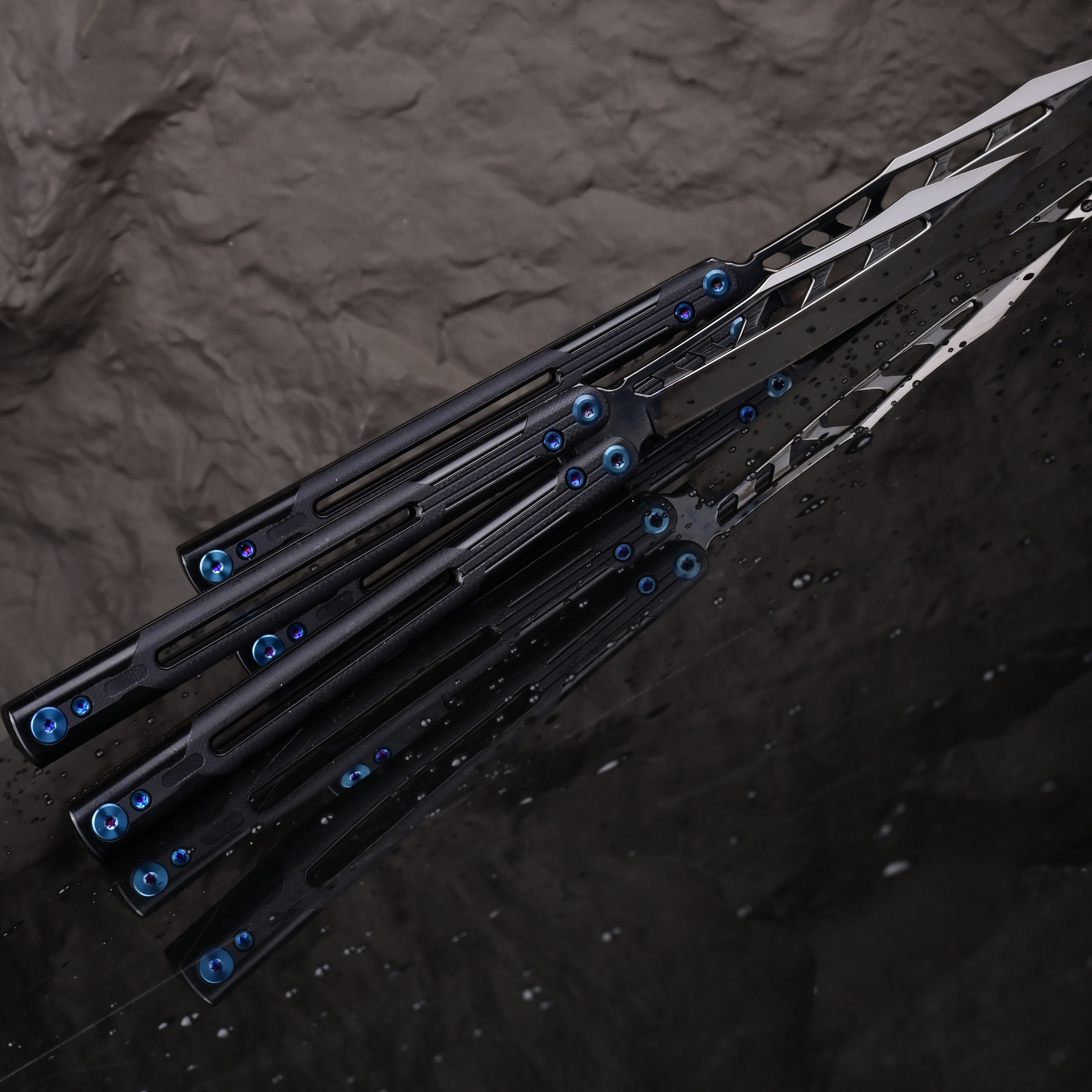 Titus Cygnus Balisong Clone G10+7075 Aluminum – BBKSbalisong