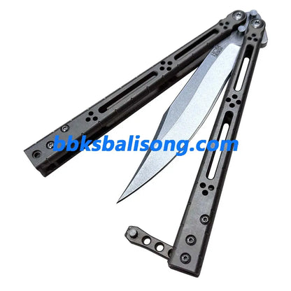 Theone Titanium HOM Basilisk Balisong Clone BBKSbalisong