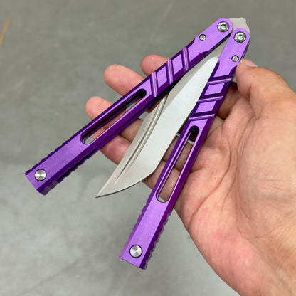 Titus CHAB Channel Alpha Beast V3 Balisong Clone 7075 Aluminum Handle
