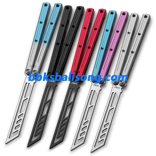 ARK Knives Kraken V2.5 Balisong Clone 7075 Aluminum Speed Channel Handle