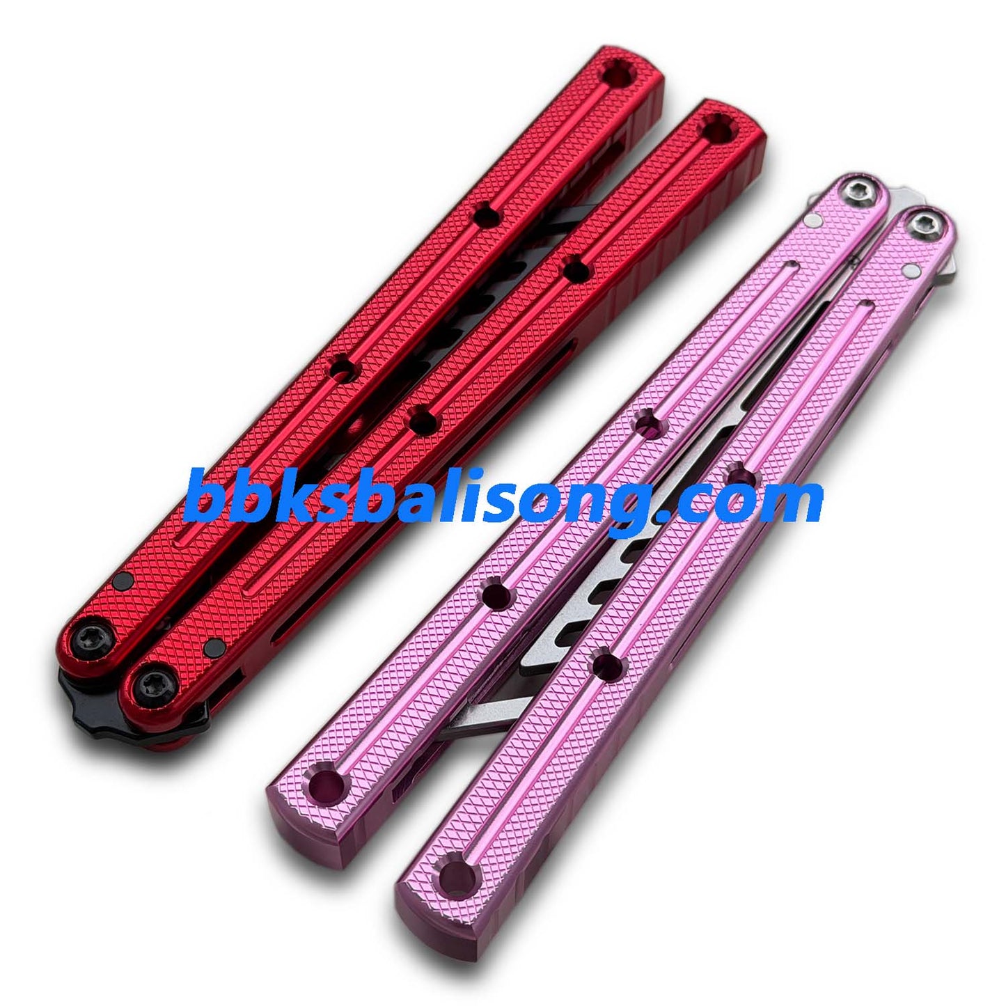ARK Knives Kraken V2.5 Balisong Clone 7075 Aluminum Speed Channel Handle