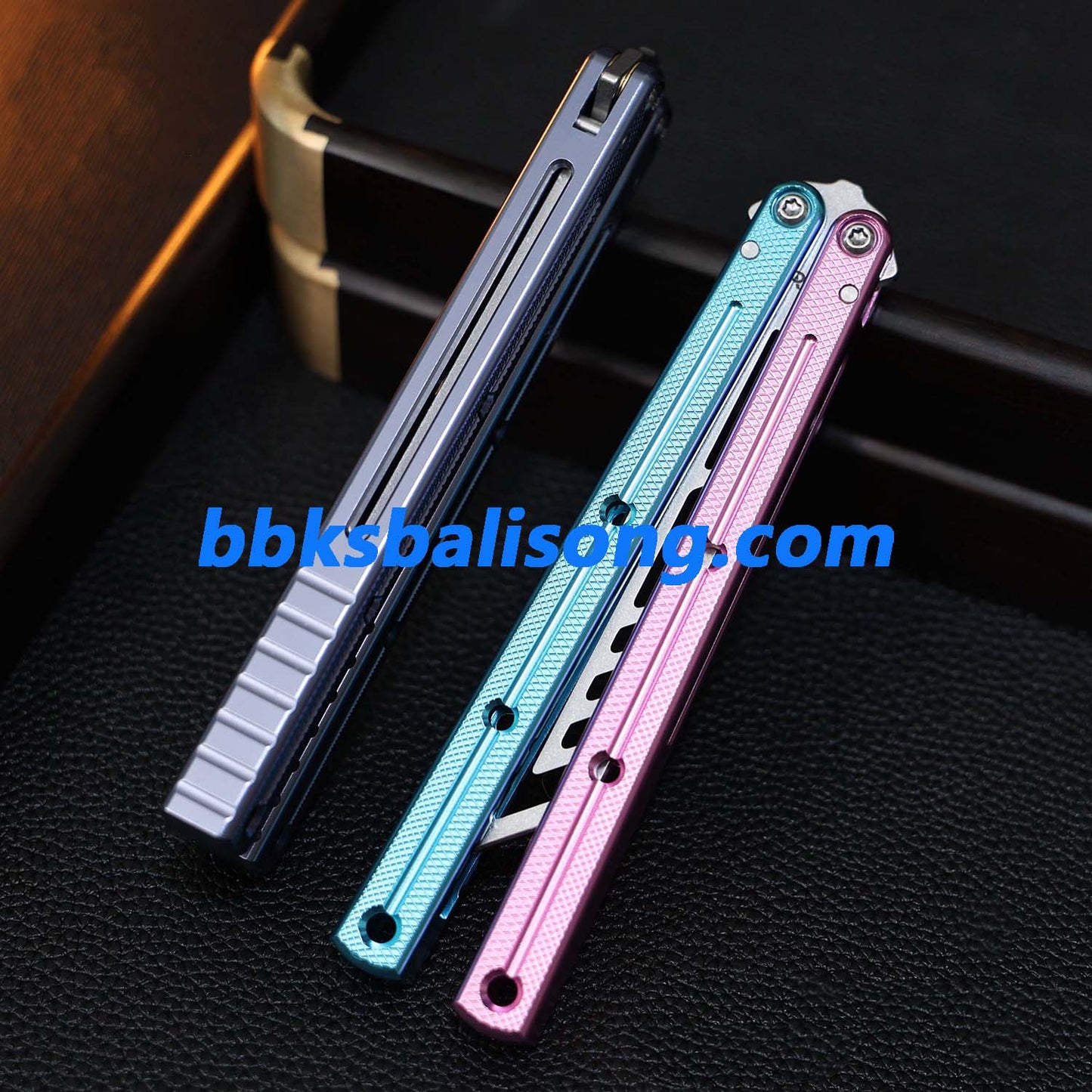 ARK Knives Kraken V2.5 Balisong Clone 7075 Aluminum Speed Channel Handle