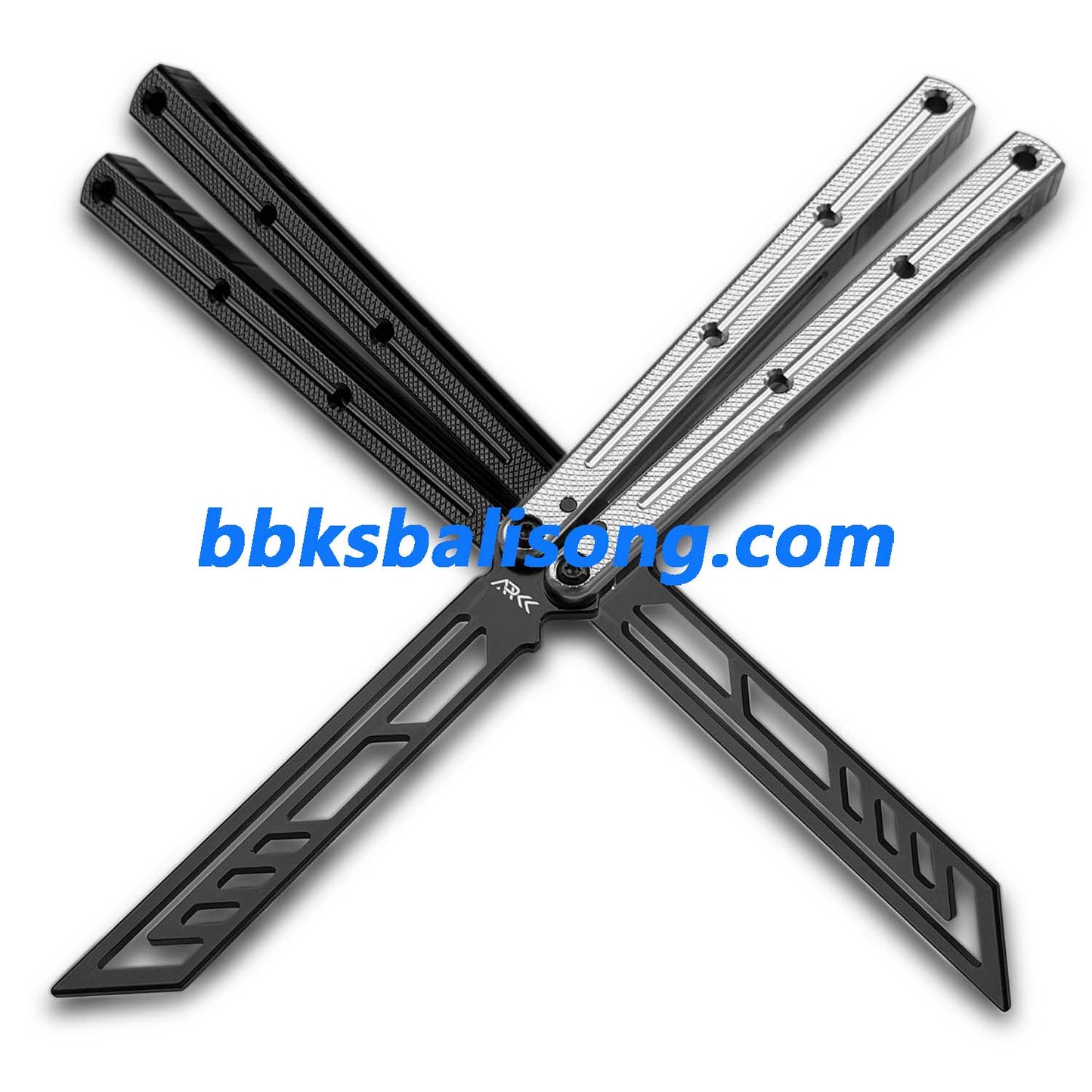 ARK Knives Kraken V2.5 Balisong Clone 7075 Aluminum Speed Channel Handle
