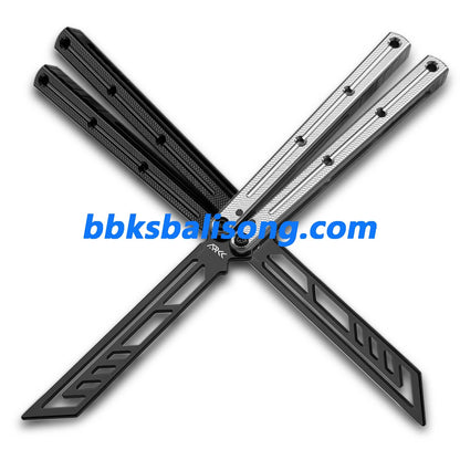 ARK Knives Kraken V2.5 Balisong Clone 7075 Aluminum Speed Channel Handle