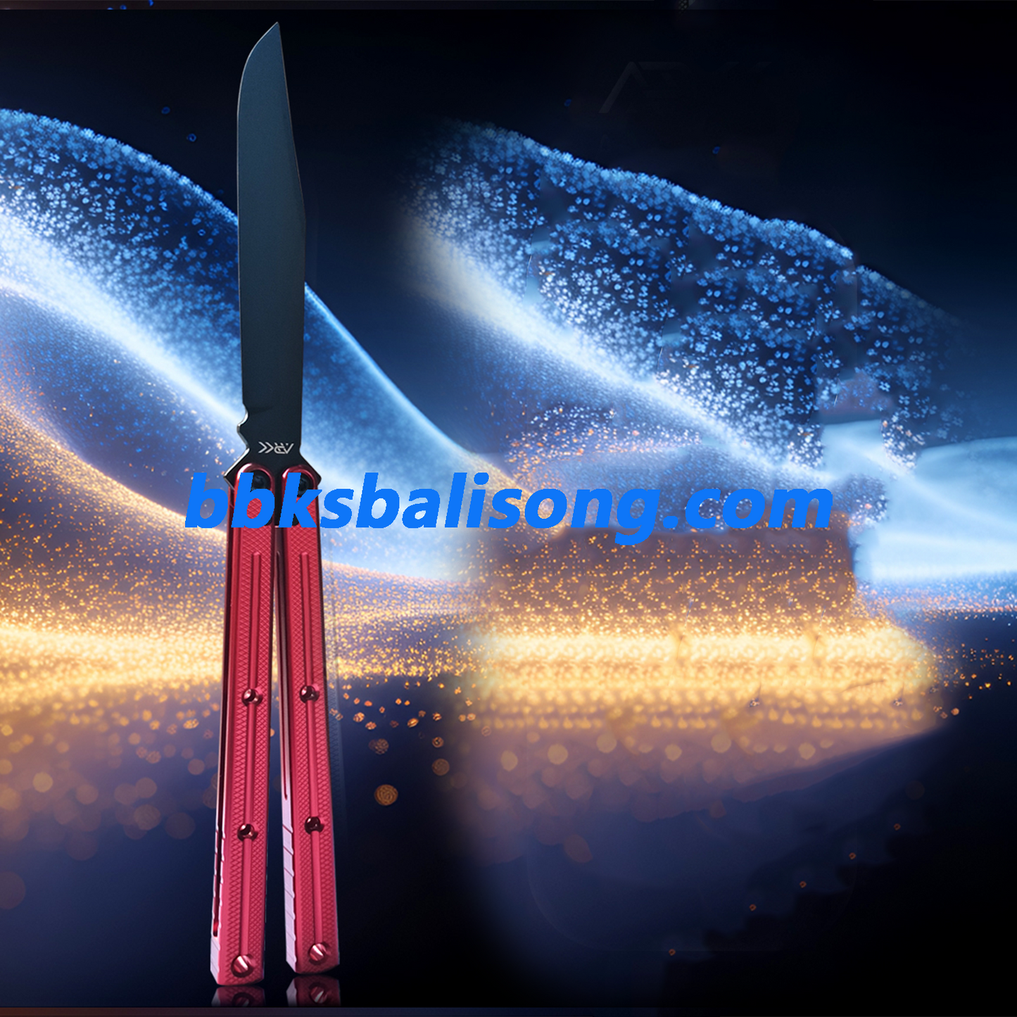 ARK Knives Kraken V2.5 Balisong Clone 7075 Aluminum Speed Channel Handle
