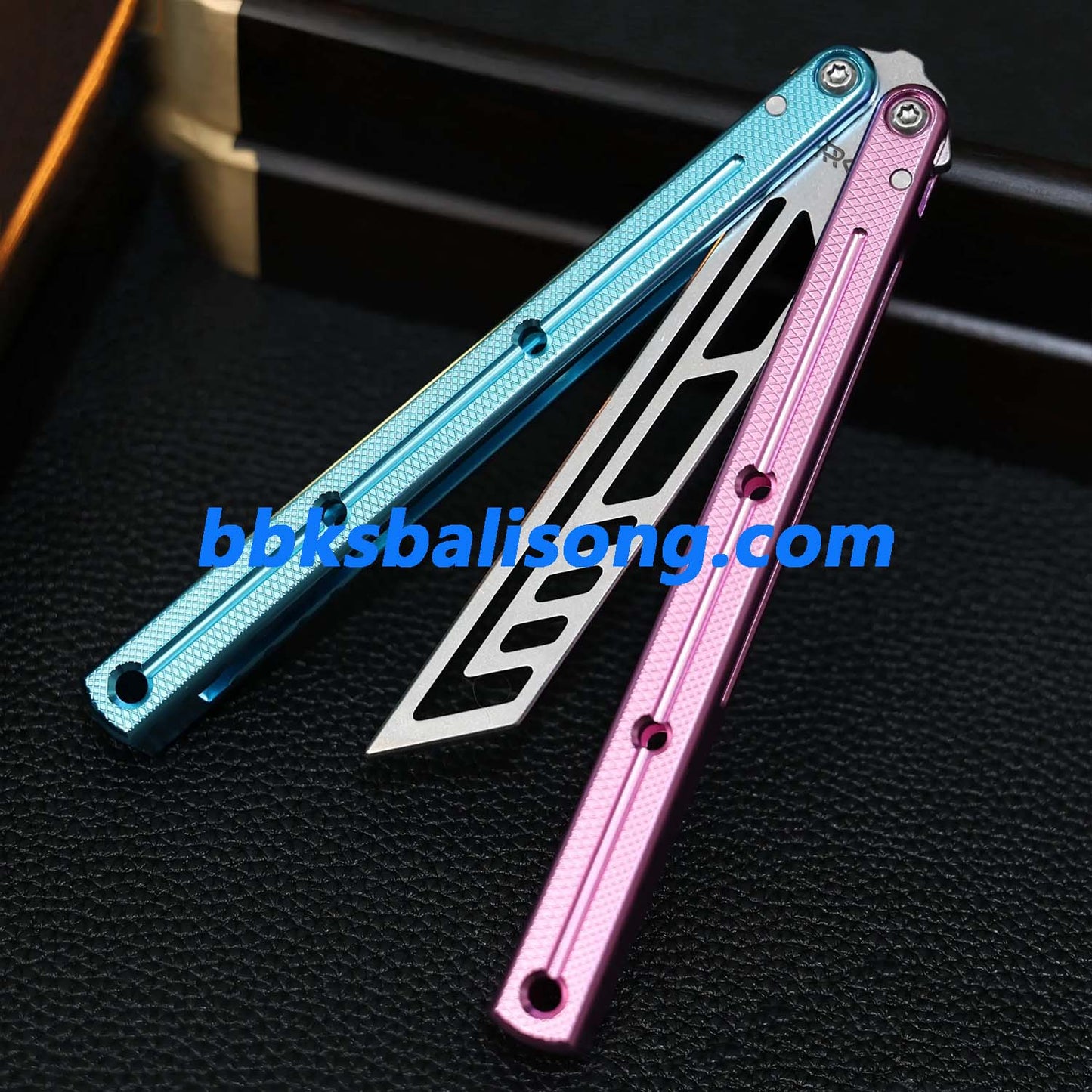 ARK Knives Kraken V2.5 Balisong Clone 7075 Aluminum Speed Channel Handle