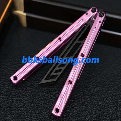 ARK Knives Kraken V2.5 Balisong Clone 7075 Aluminum Speed Channel Handle