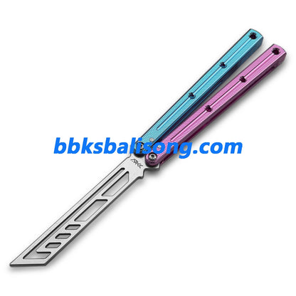 ARK Knives Kraken V2.5 Balisong Clone 7075 Aluminum Speed Channel Handle
