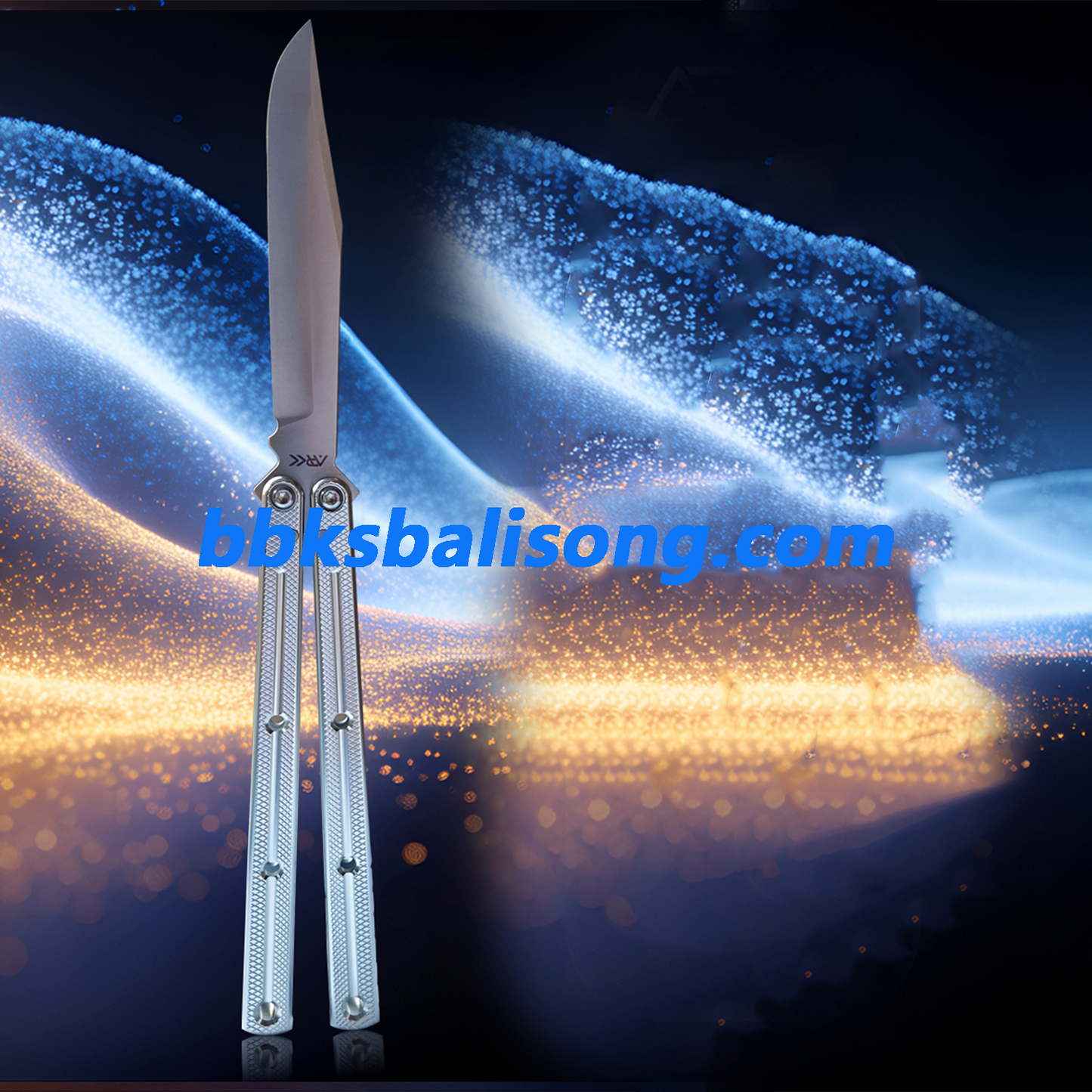ARK Knives Kraken V2.5 Balisong Clone 7075 Aluminum Speed Channel Handle
