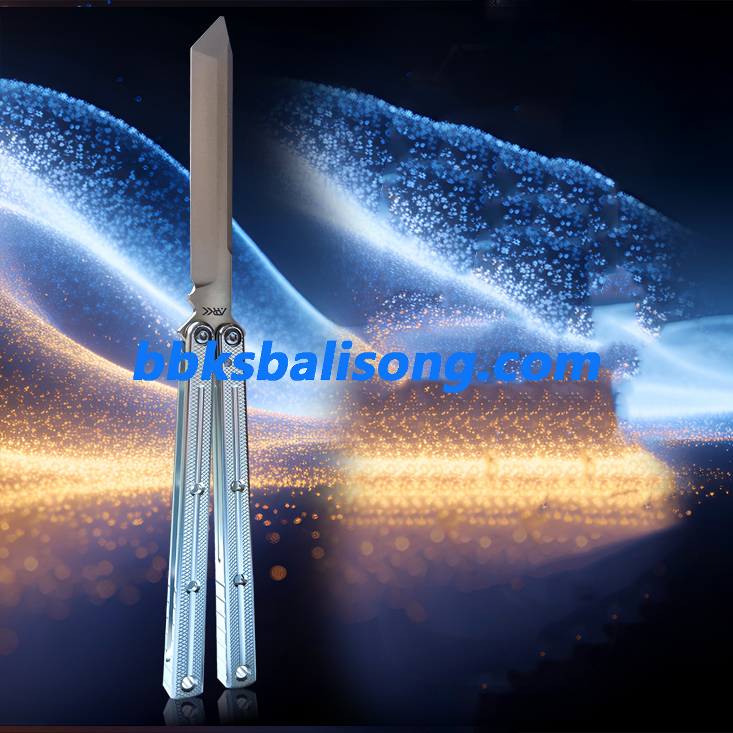 ARK Knives Kraken V2.5 Balisong Clone 7075 Aluminum Speed Channel Handle