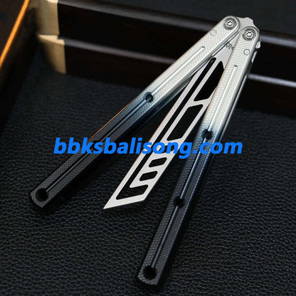 ARK Knives Kraken V2.5 Balisong Clone 7075 Aluminum Speed Channel Handle