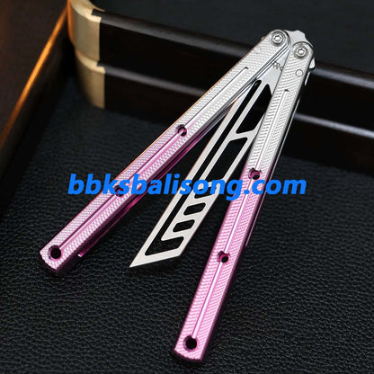 ARK Knives Kraken V2.5 Balisong Clone 7075 Aluminum Speed Channel Handle