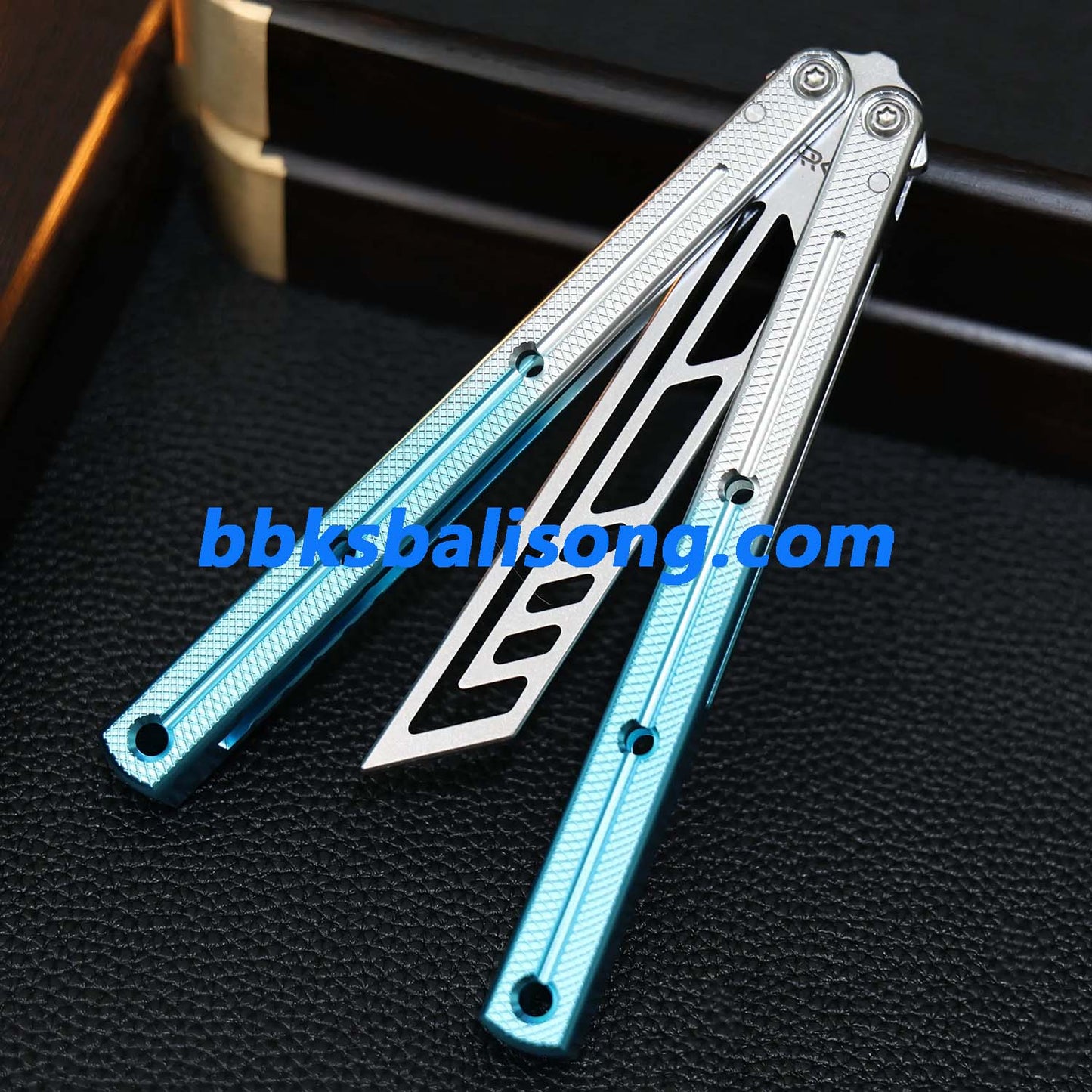 ARK Knives Kraken V2.5 Balisong Clone 7075 Aluminum Speed Channel Handle