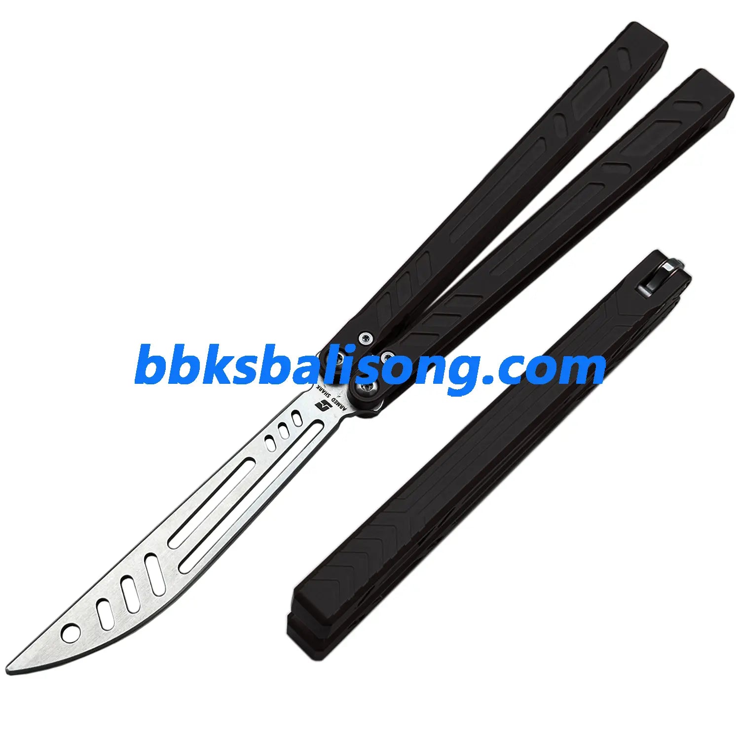 ARMED SHARK 7075 Aluminum Channel Barebones Balisong Clone BBKSbalisong