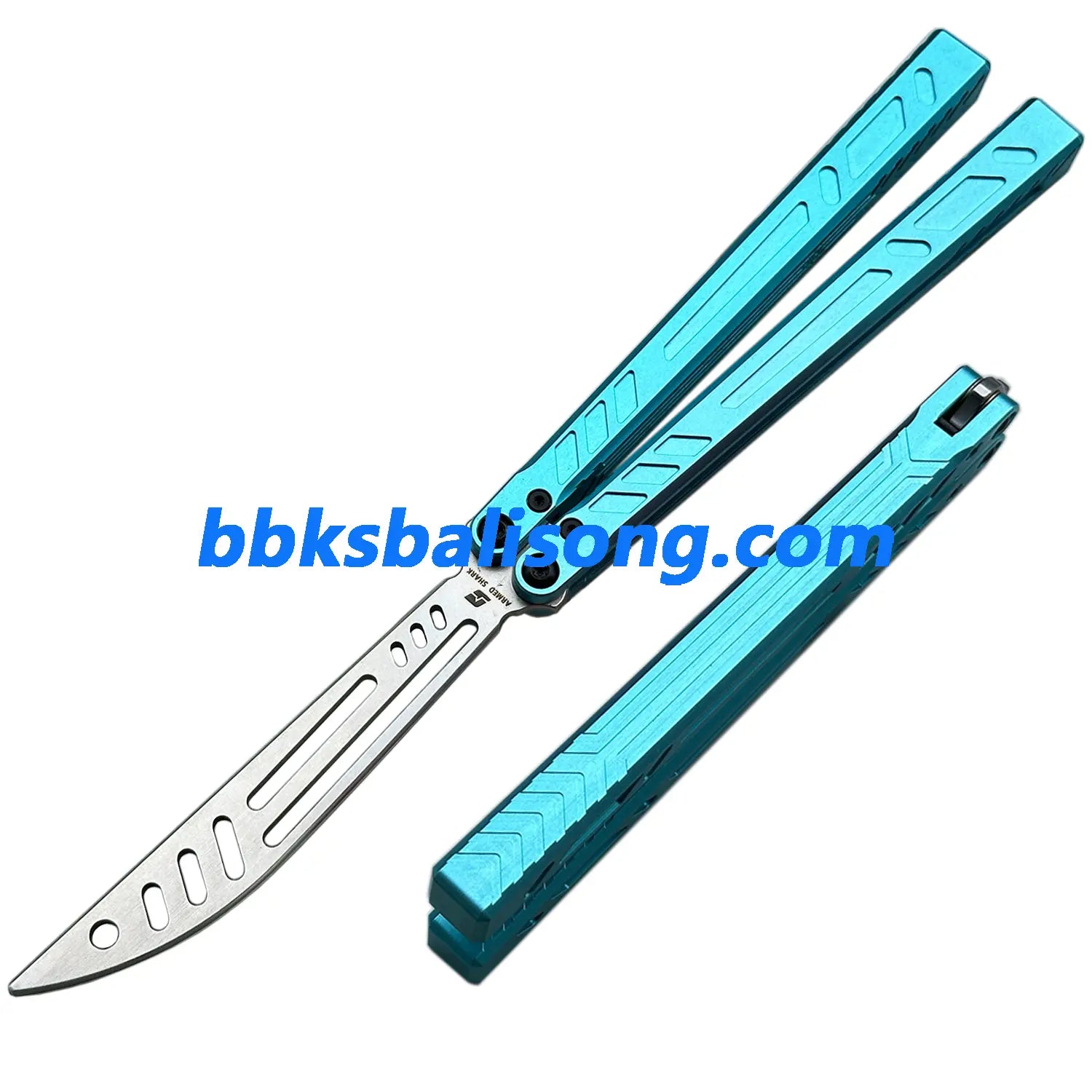 ARMED SHARK 7075 Aluminum Channel Barebones Balisong Clone BBKSbalisong