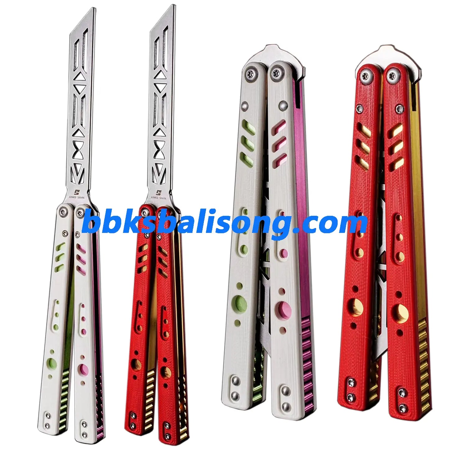 ARMED SHARK Aluminum Channel Replicant (REP) Balisong Clone BBKSbalisong