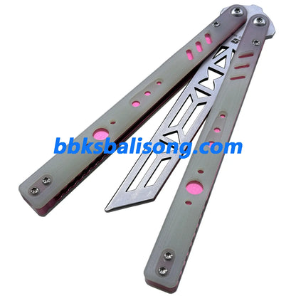 ARMED SHARK Aluminum Channel Replicant (REP) Balisong Clone BBKSbalisong