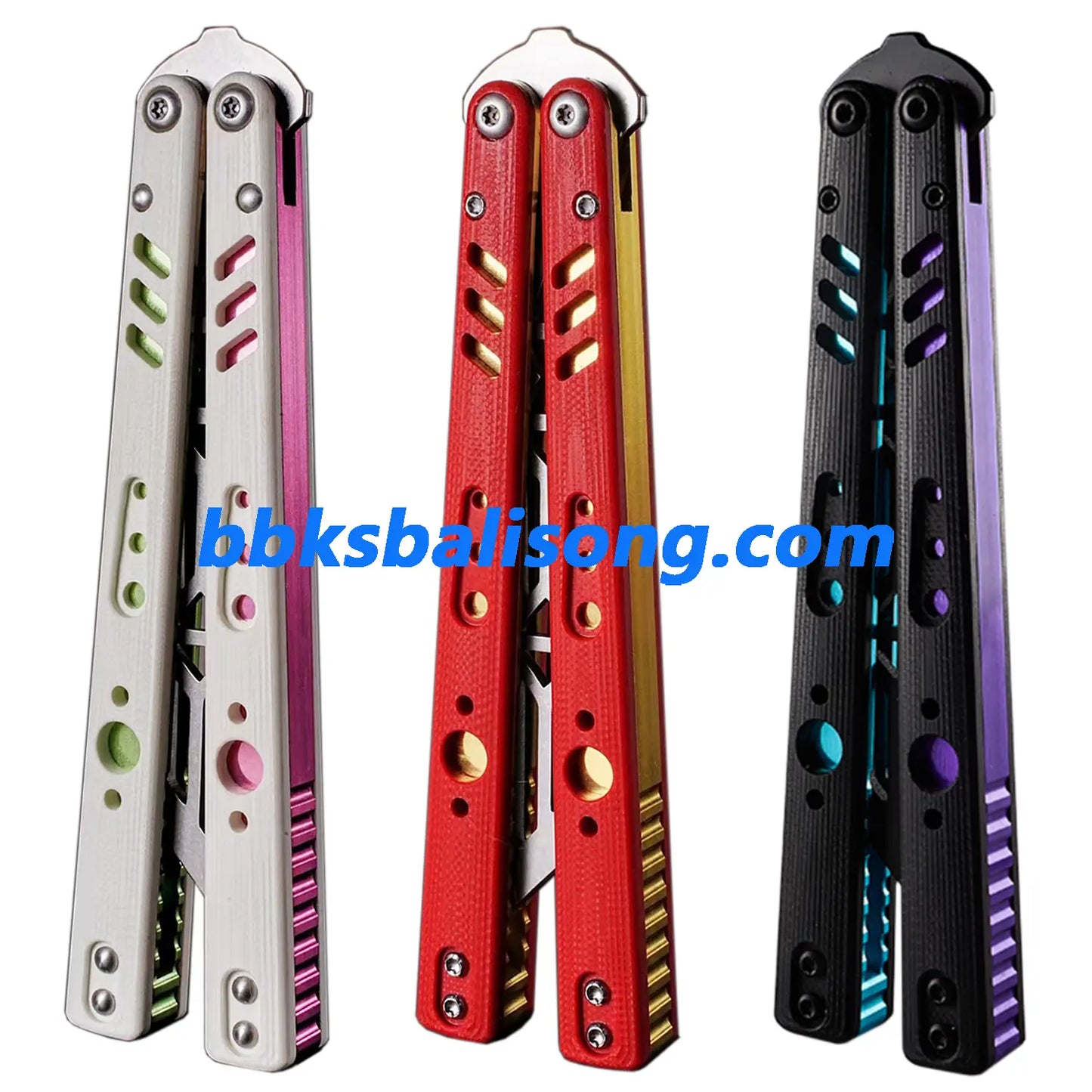 ARMED SHARK Aluminum Channel Replicant (REP) Balisong Clone BBKSbalisong