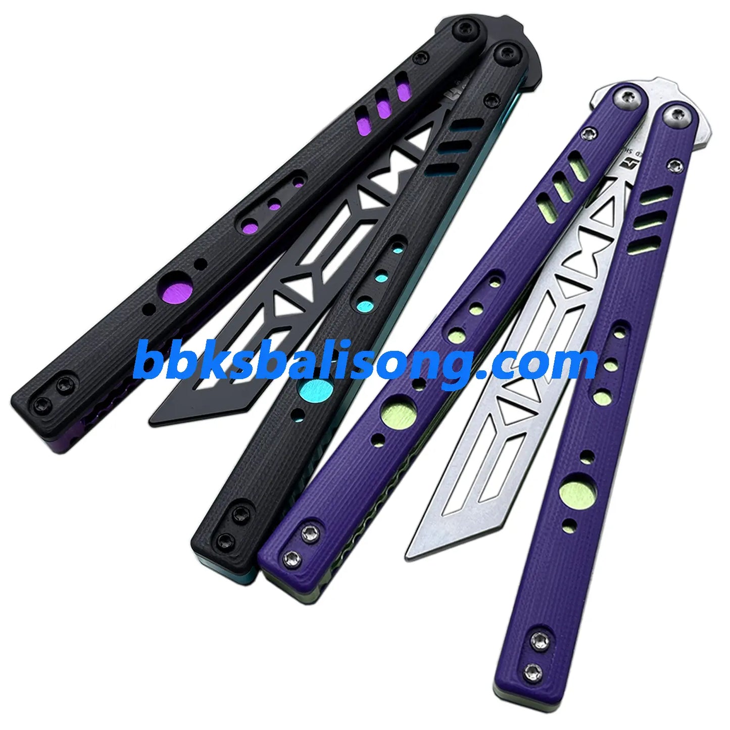 ARMED SHARK Aluminum Channel Replicant (REP) Balisong Clone BBKSbalisong