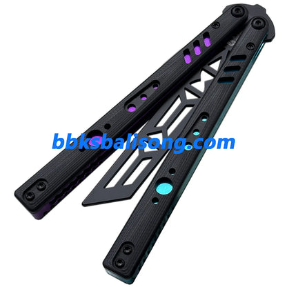 ARMED SHARK Aluminum Channel Replicant (REP) Balisong Clone BBKSbalisong