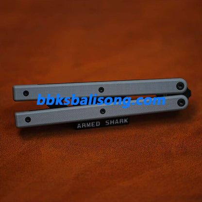 ARMED SHARK Bermuda Balisong Clone G10+Steel Handle