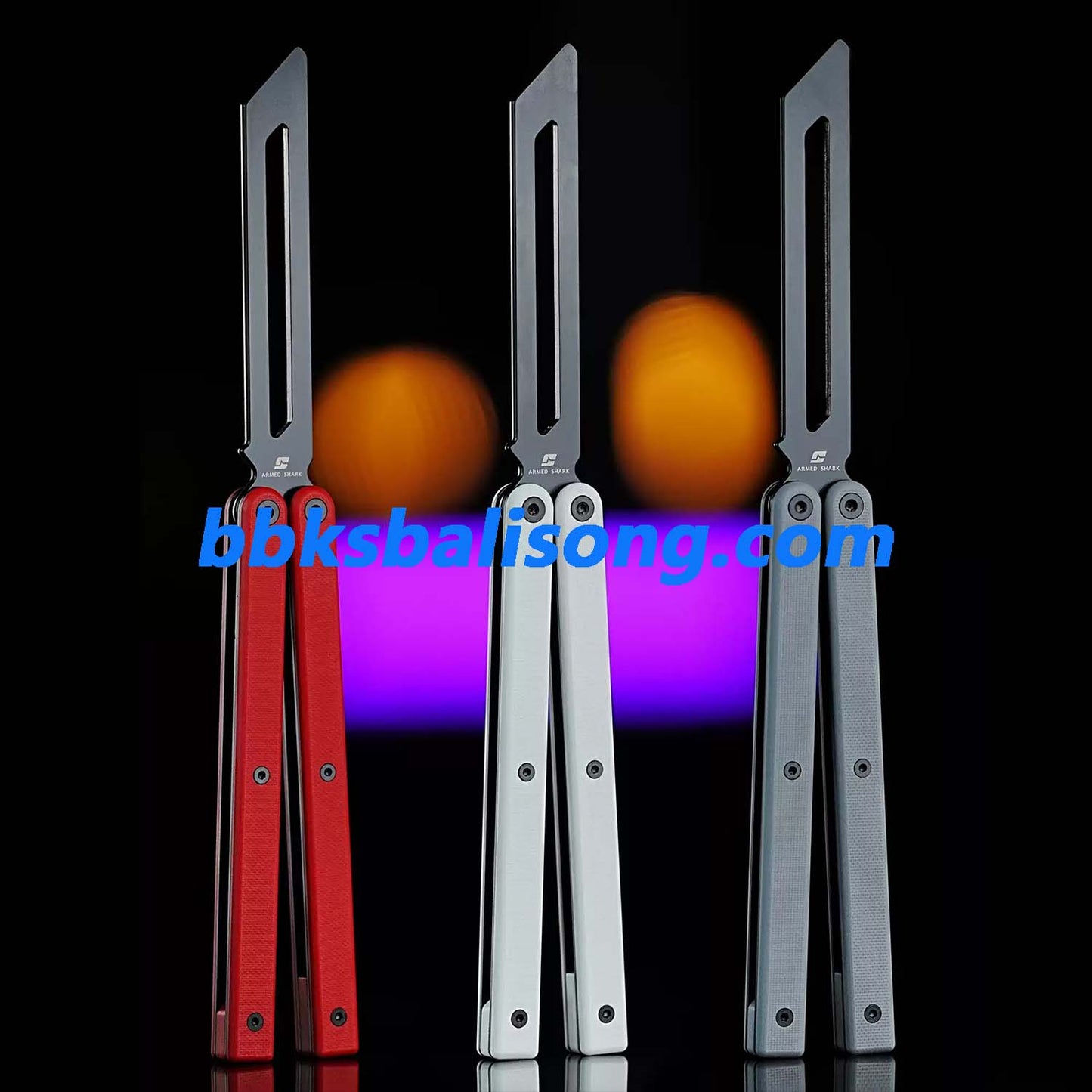 ARMED SHARK Bermuda Balisong Clone G10+Steel Handle