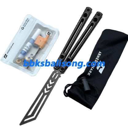 ARMED SHARK Danger Wanderer Balisong Trainer Bushings System Stainless steel Handle