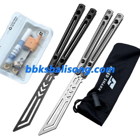 ARMED SHARK Danger Wanderer Balisong Trainer Bushings System Stainless steel Handle