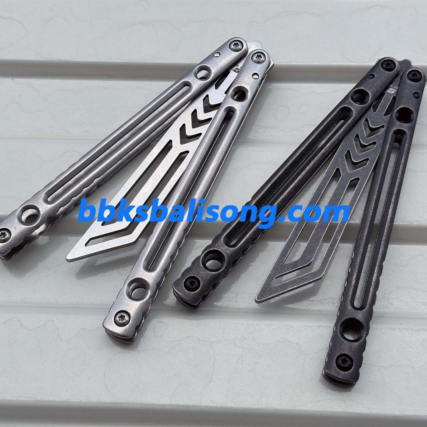 ARMED SHARK Danger Wanderer Balisong Trainer Bushings System Stainless steel Handle