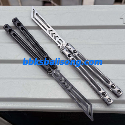 ARMED SHARK Danger Wanderer Balisong Trainer Bushings System Stainless steel Handle