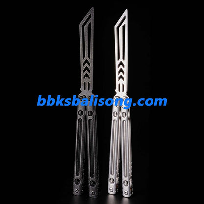 ARMED SHARK Danger Wanderer Balisong Trainer Bushings System Stainless steel Handle