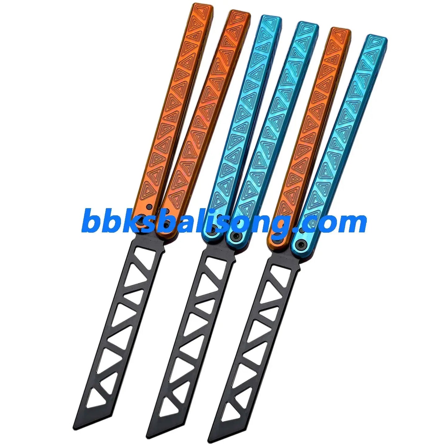 ARMED SHARK Glidr Original 4 Balisong Clone 7075 Aluminum Handle BBKSbalisong