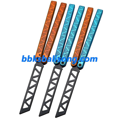 ARMED SHARK Glidr Original 4 Balisong Clone 7075 Aluminum Handle BBKSbalisong