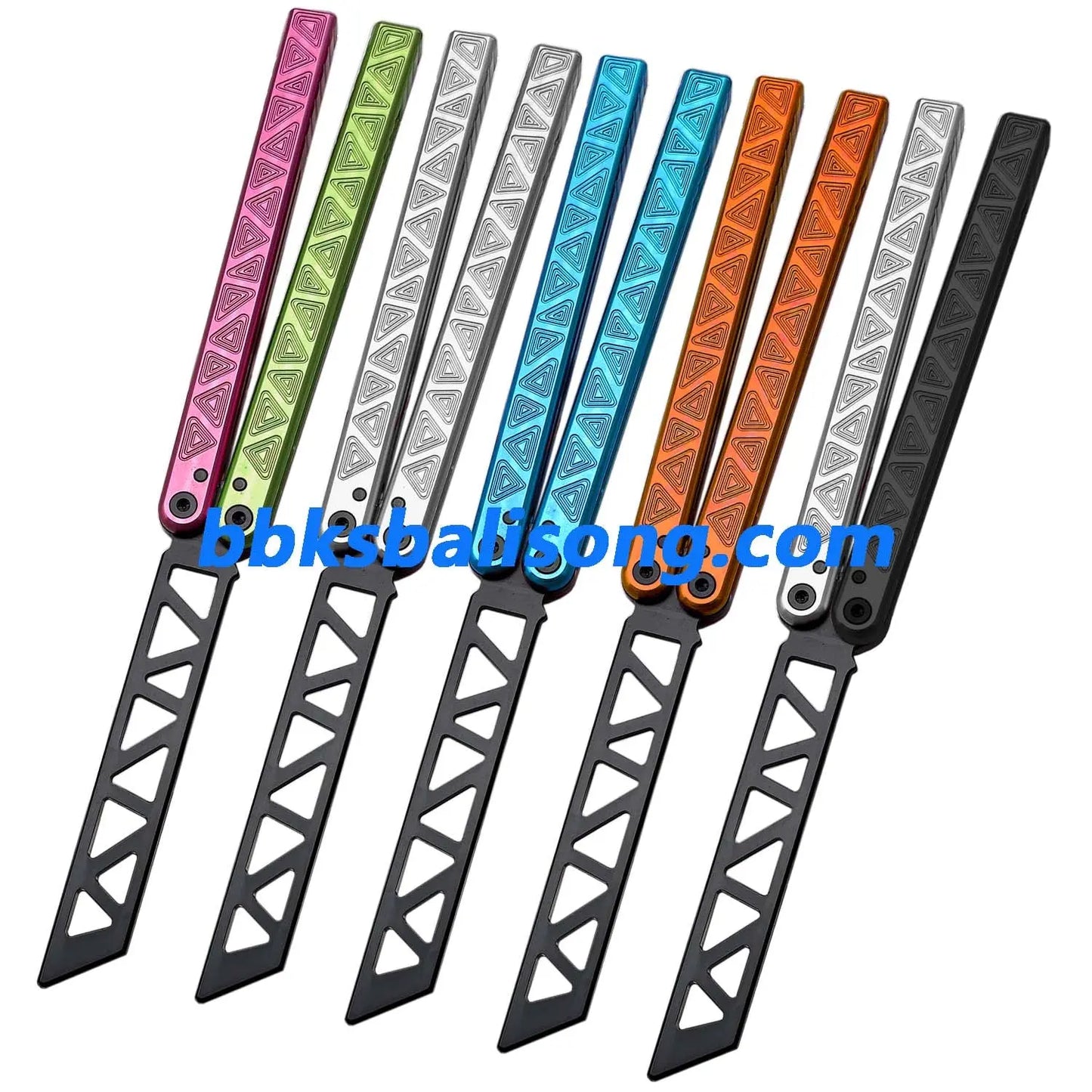 ARMED SHARK Glidr Original 4 Balisong Clone 7075 Aluminum Handle BBKSbalisong