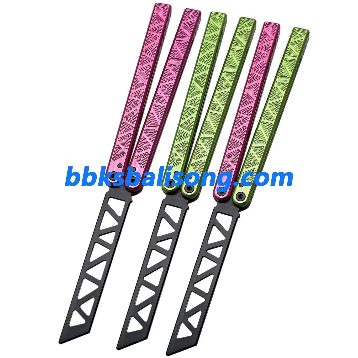 ARMED SHARK Glidr Original 4 Balisong Clone 7075 Aluminum Handle BBKSbalisong