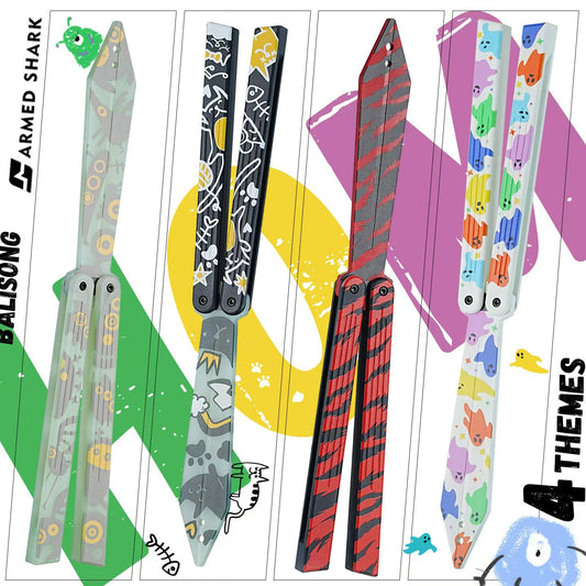 ARMED SHARK HOM G10ST Balisong Trainer Clone