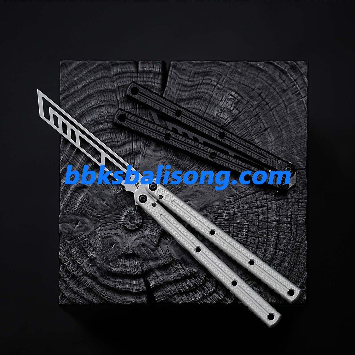 ARMED SHARK Kraken V3 Balisong Clone 7075 Aluminum(Sandblasted Handle)