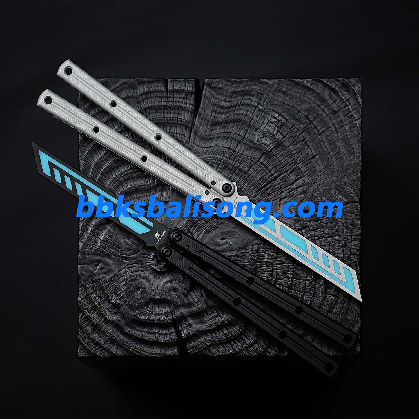 ARMED SHARK Kraken V3 Balisong Clone 7075 Aluminum(Sandblasted Handle)