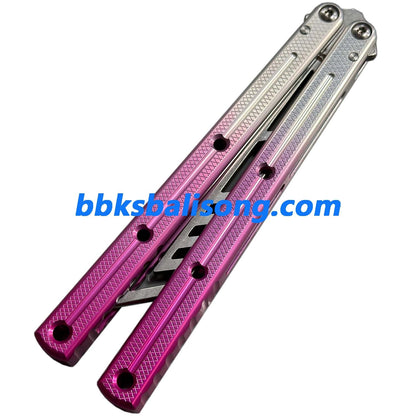 ARMED SHARK Kraken V3 Balisong Clone (Double-Slot Speed Channel Version) 7075 Aluminum