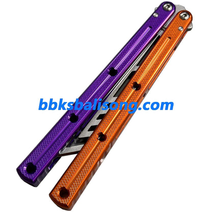 ARMED SHARK Kraken V3 Balisong Clone (Double-Slot Speed Channel Version) 7075 Aluminum