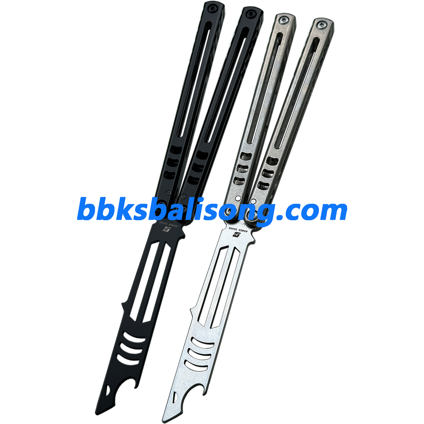 ARMED SHARK Madko Balisong Trainer Clone Titanium Handle