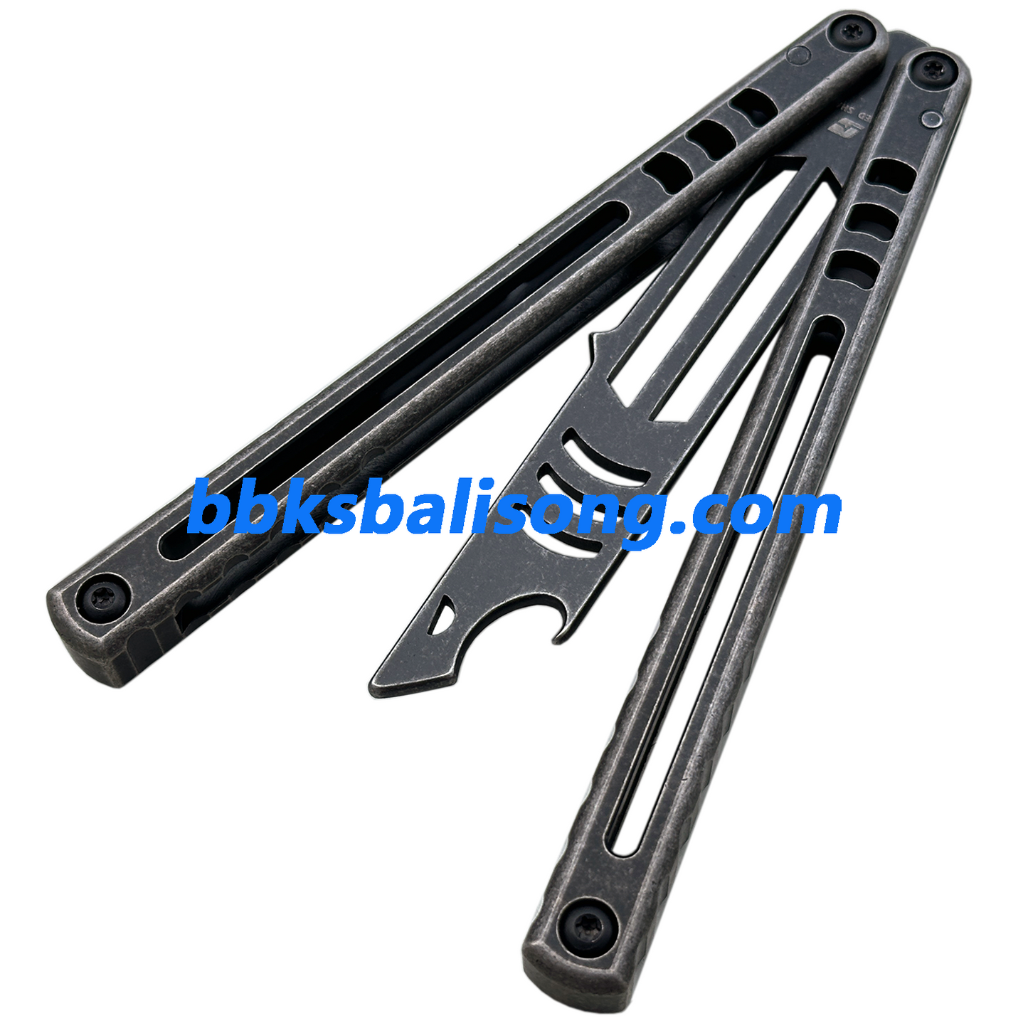 ARMED SHARK Madko Balisong Trainer Clone Titanium Handle