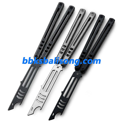ARMED SHARK Madko Balisong Trainer Clone Titanium Handle