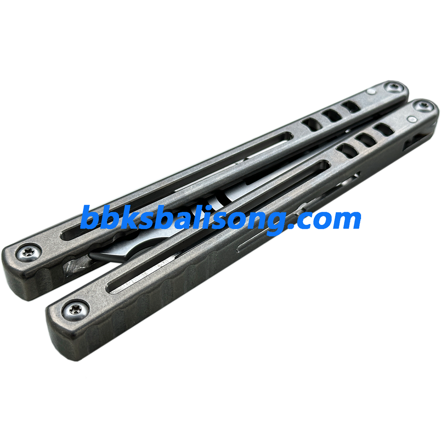 ARMED SHARK Madko Balisong Trainer Clone Titanium Handle