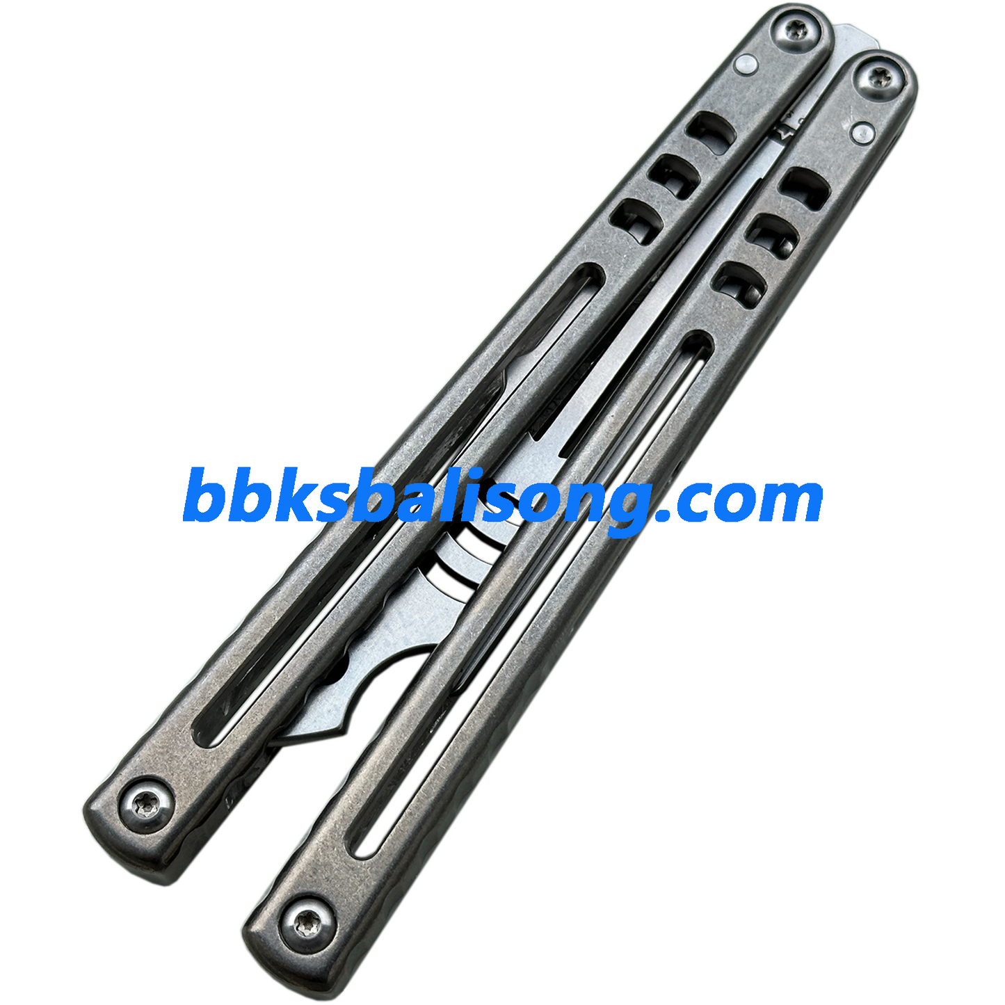 ARMED SHARK Madko Balisong Trainer Clone Titanium Handle