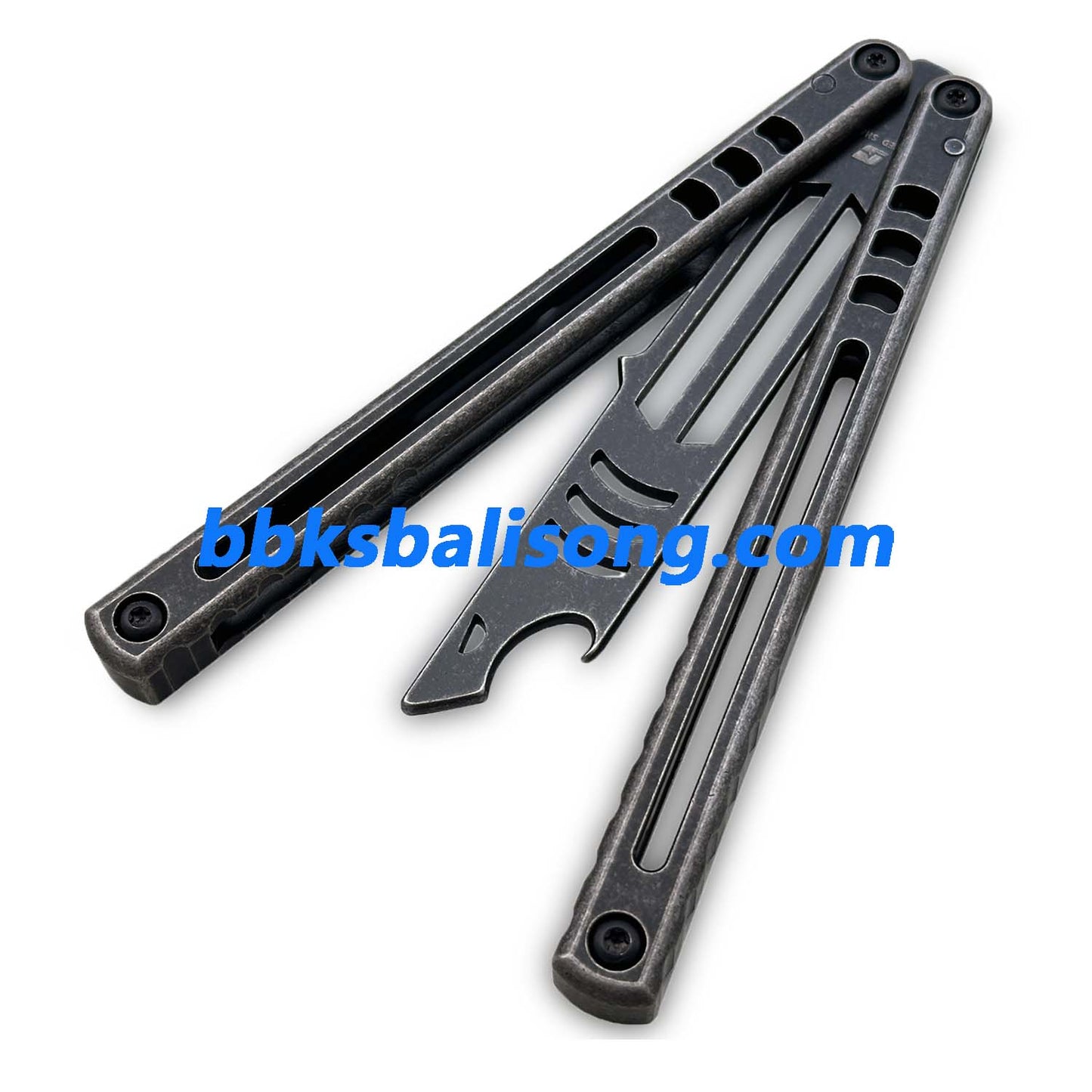 ARMED SHARK Madko Balisong Trainer Clone Titanium Handle