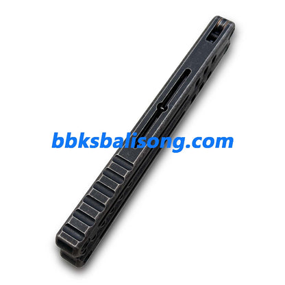 ARMED SHARK Madko Balisong Trainer Clone Titanium Handle