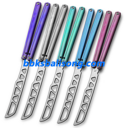 ARMED SHARK Sasori Balisong Trainer Clone Titanium Handle