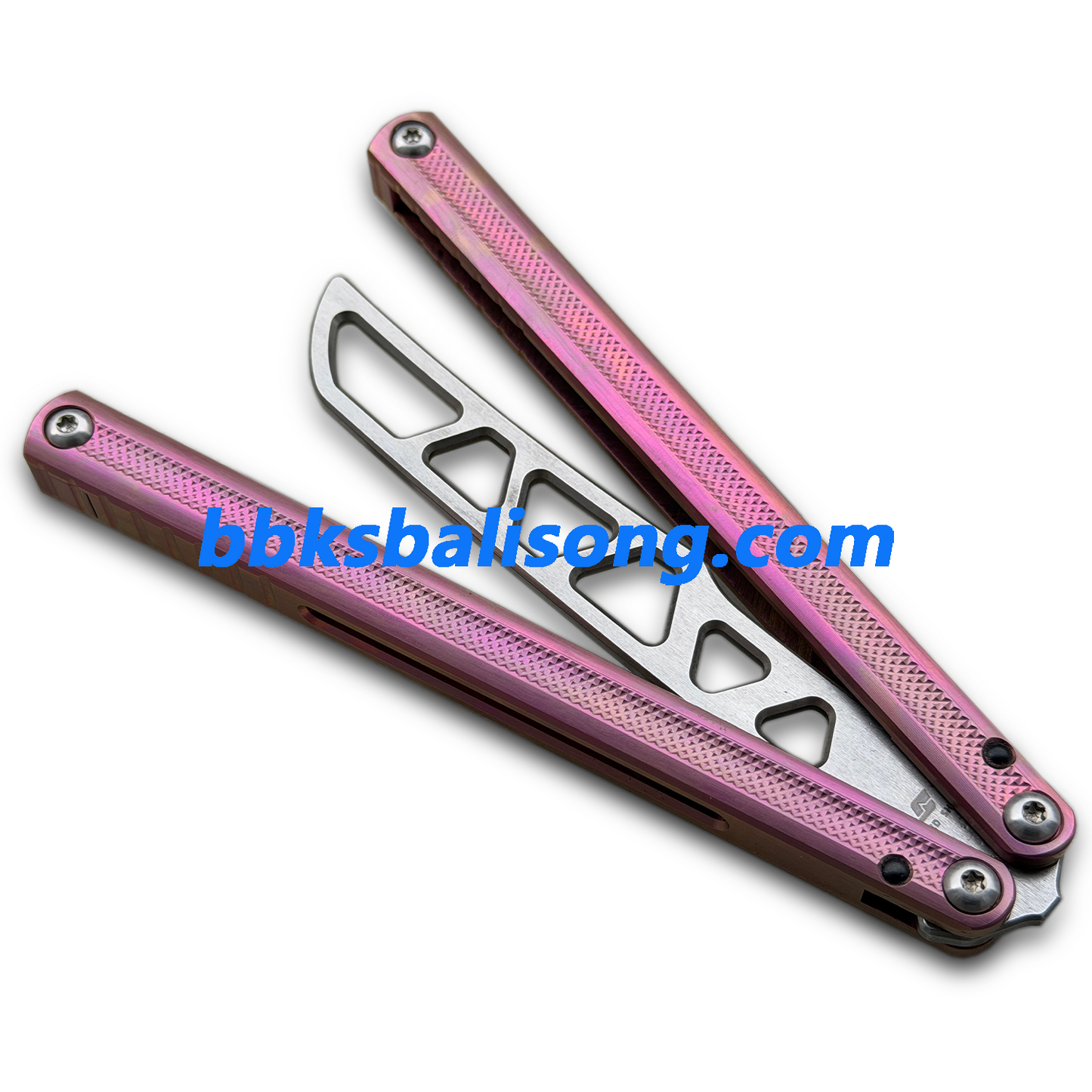 ARMED SHARK Sasori Balisong Trainer Clone Titanium Handle